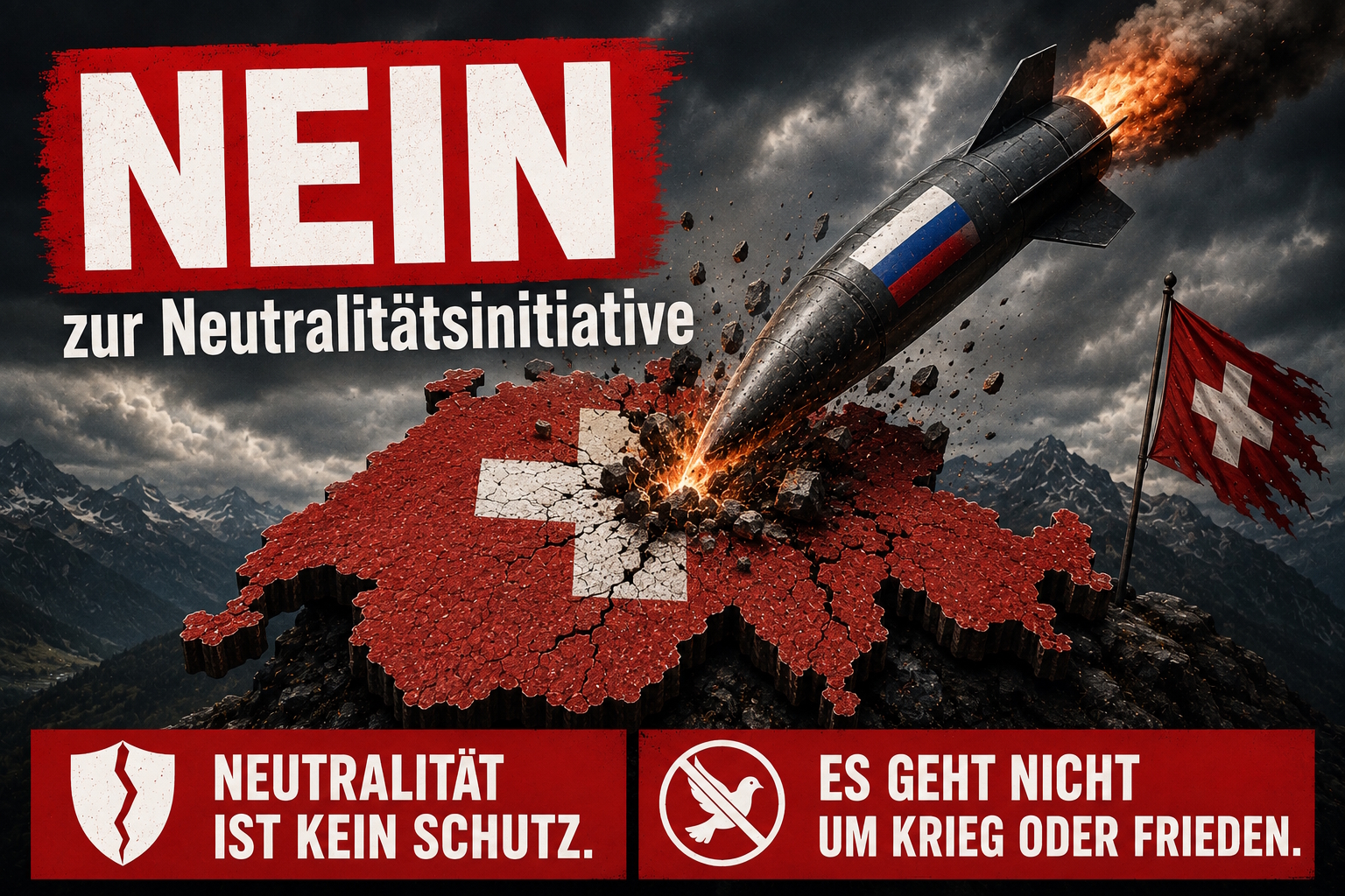 Nein zur Neutralitätsinitiative