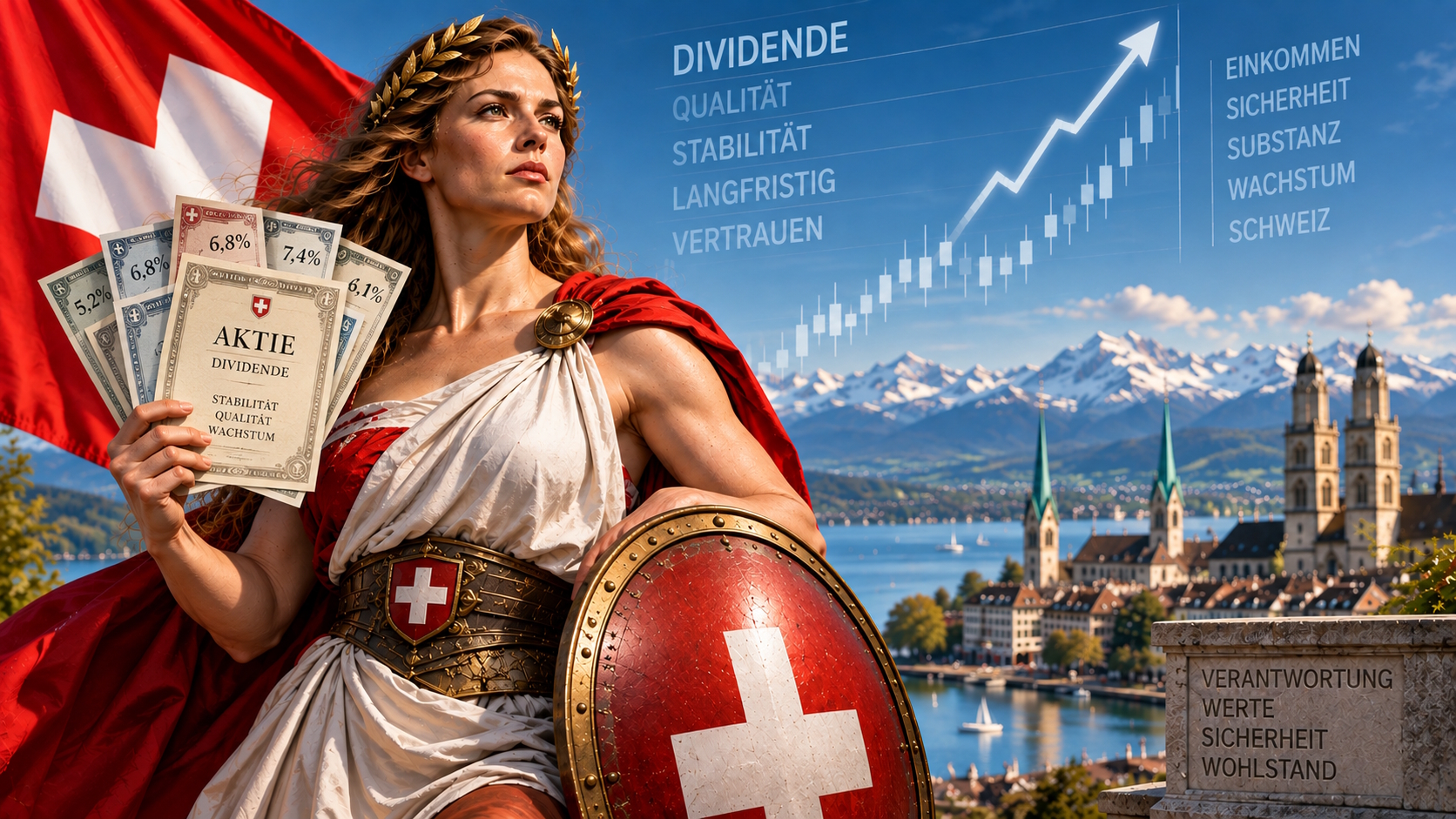 Schweizer Dividendenaktien – Helvetia mit Aktien und Schweizer Börsenkurs